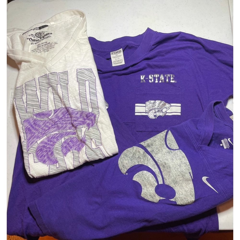 3 for 1. K-State women’s tops. Great condition